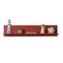 Hanah Home Raf-11-Kk-1 Estante de Pared Rojo